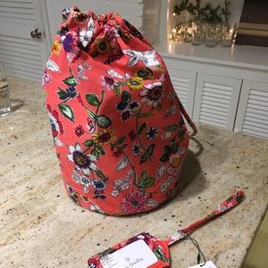 Vera Bradley Ditty Bag & luggage tag